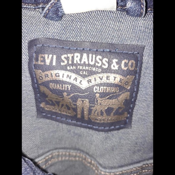 Levi Strauss Silver Tag Button Up Denim Vest - Picture 5 of 6